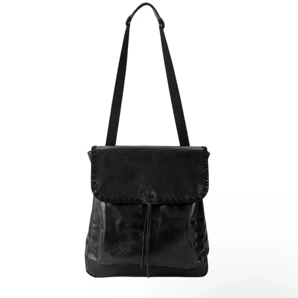 The Sak Ventura II Distressed Leather Convertible Backpack/Crossbody